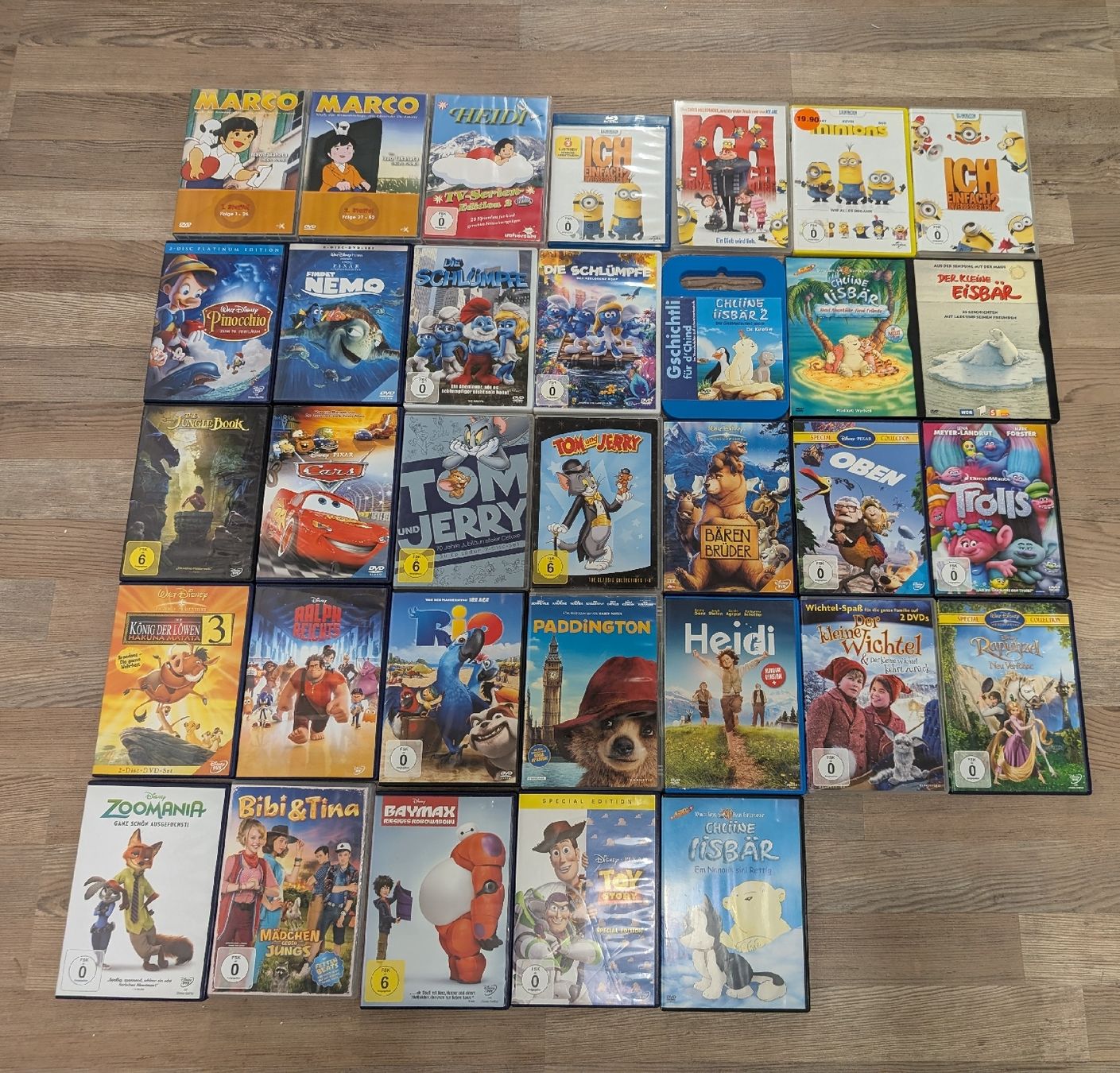 Alle DVDs: 33 x DVD Kinder – Gebraucht aus Beinwil/Freiamt von 1Lar1