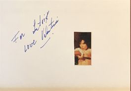 Valentina Vargas1964- Autogramm signiert Karte m.Bild10x15cm