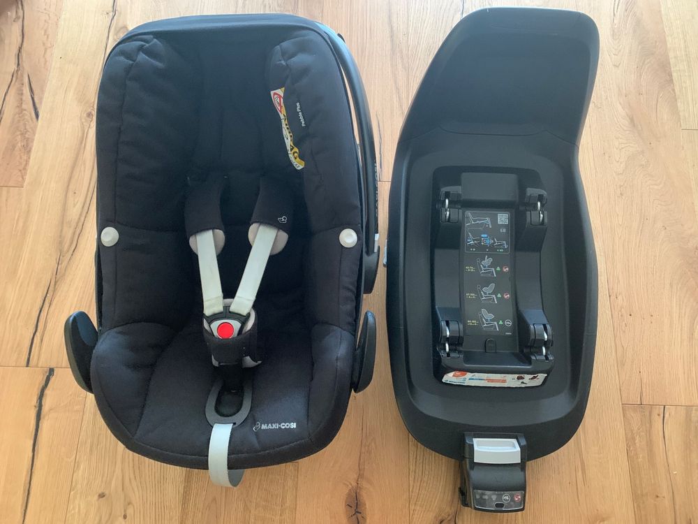 Maxi-Cosi Sièges auto: Maxi Cosi Pebble+ und Isofix-Station 2wayFix – D'occasion à Ebikon par Dorfschmid