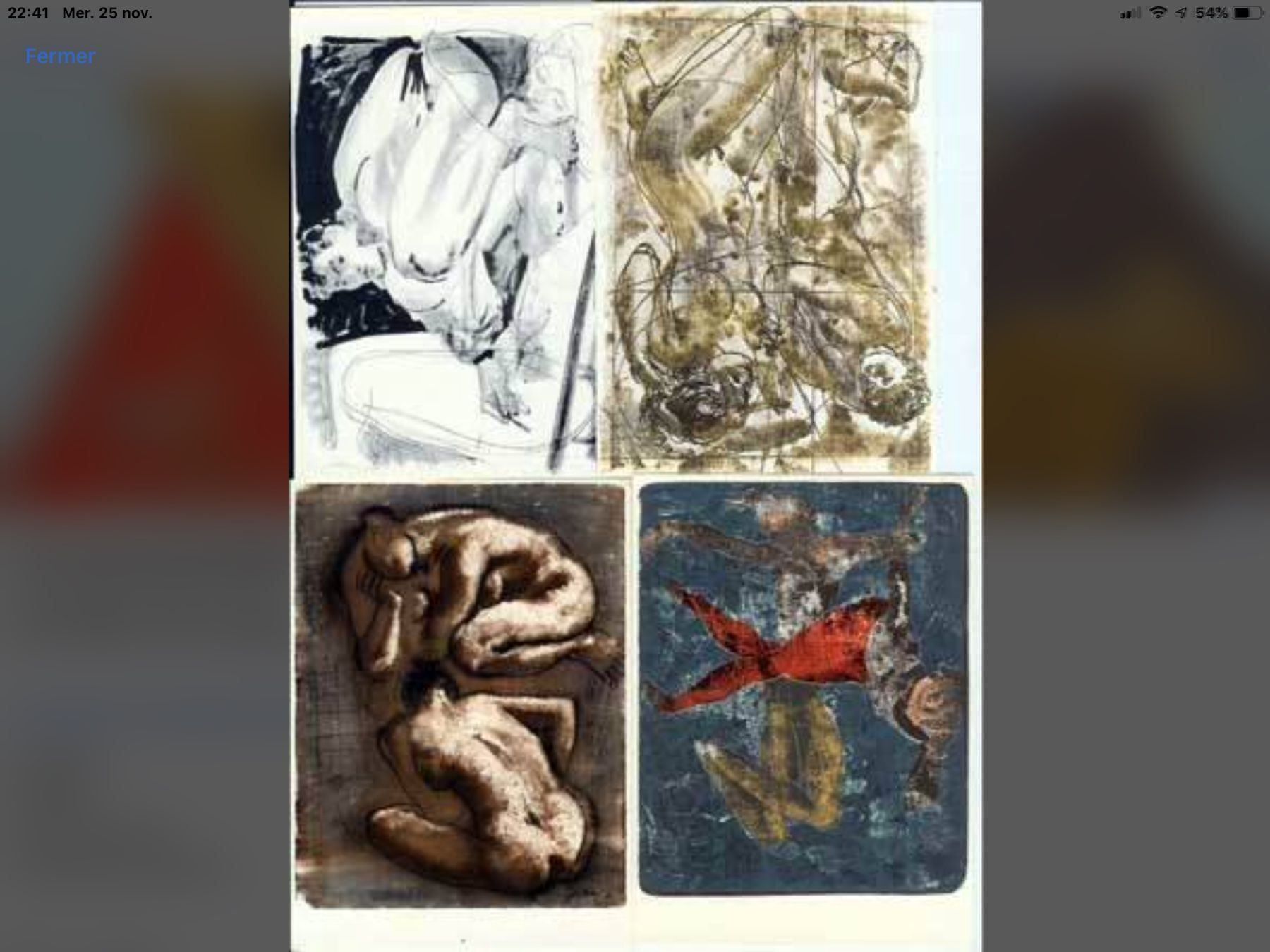 Ansichtskarten: 56 cartes postales Hans Erni de 1960 – Gebraucht aus DUGNY (-Leytron) von Rdeny 3