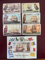Liberia Satz mit Block  Schiffe 1970 ** (4236)