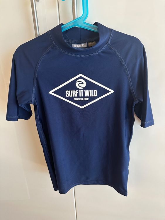 Salted Stories Schwimmshirt Für Kinder Mit UV-Schutz 50+ - Braun, Größe 134/140