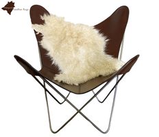 Angora Ziegenfell Teppich White