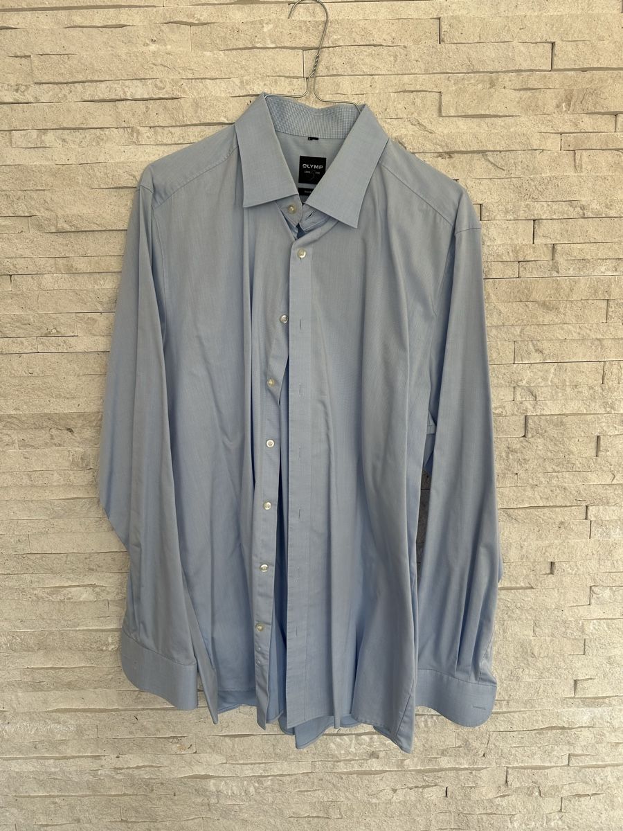Camicie: Olymp Hemd hellblau, Grösse L-XL – Usato da Meilen venduto da ninifee20