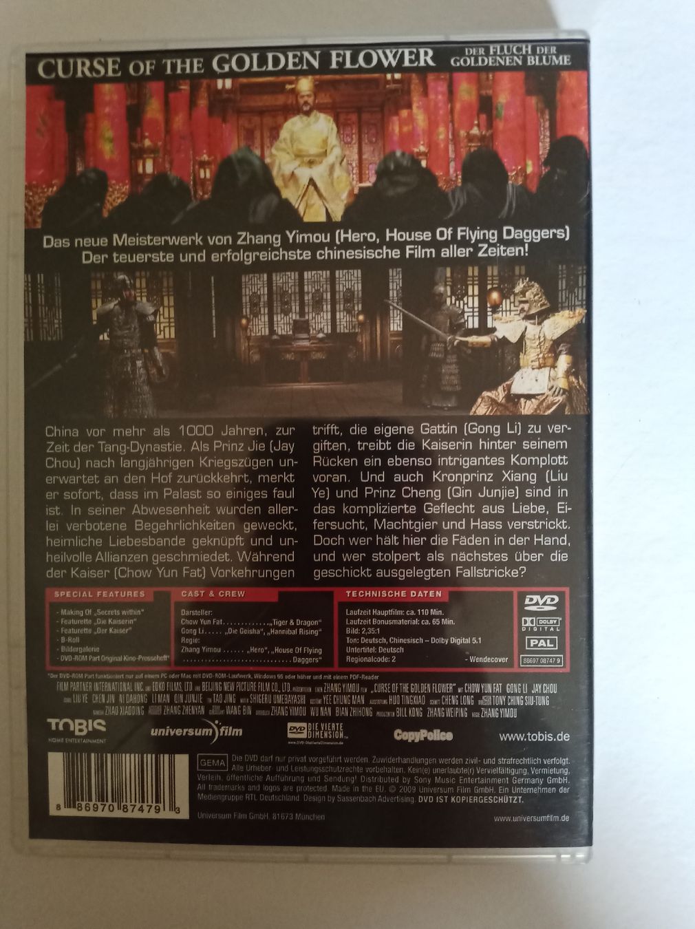 Tutti i DVDs: Der Fluch der goldenen Blume DVD – Usato da Tann venduto da Veebee6 1