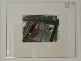 Abstrakte Komposition - Original Gouache, Remo Roth 1988