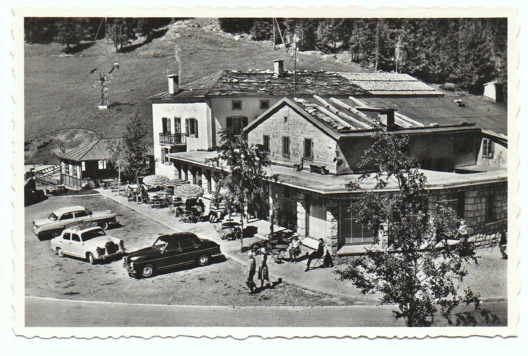 Cartoline postali: COL DE LA FORCLAZ Hôtel, Oldtimer, Auto – Nuovo (secondo la descrizione) da Jona venduto da philajona