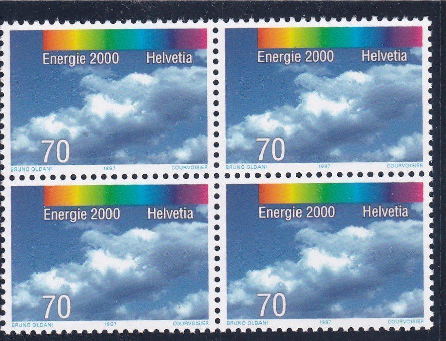 Alle Briefmarken: Postfrisch 4er Block  Energie 2000 1997 – Neu (gemäss Beschreibung) aus Schliern b. Köniz von joni20