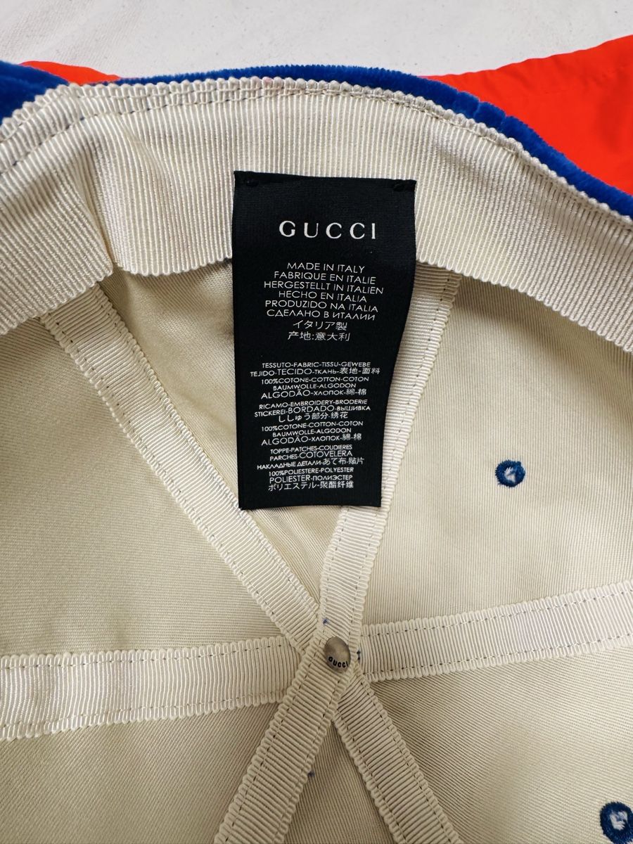 Gucci Copricapi, berretti & cappellini: Gucci Cap Baseball ! Neu! Samt Blau! – Nuovo e nell'imballaggio originale da Liestal venduto da Serge44 3