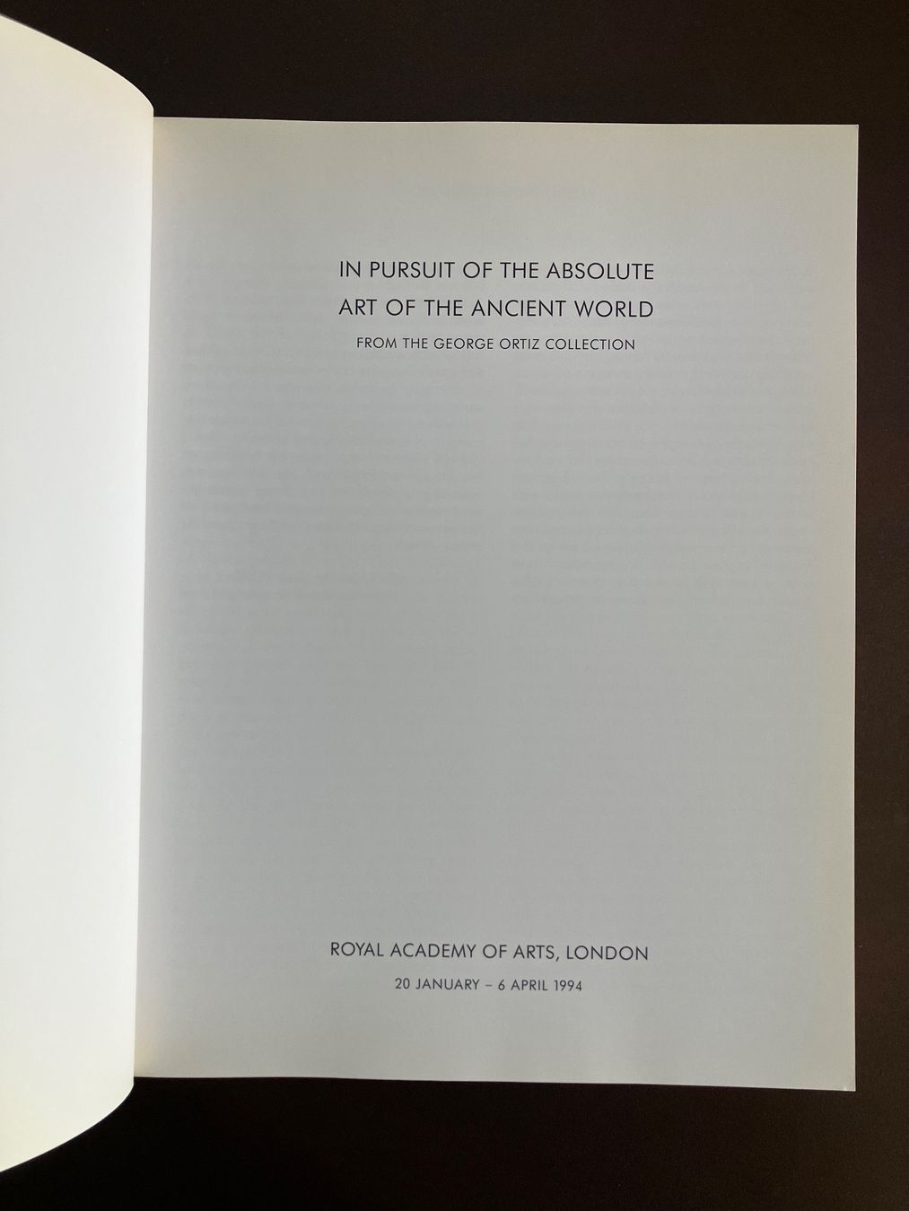 Libri: Antike Kunst - George Ortiz Collection - Arts – Usato da Menziken venduto da timbuktu1001 1