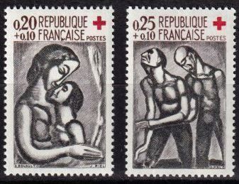 Alle Briefmarken: Frankreich, Mi 1376-1377** – Neu und originalverpackt aus Langenthal von 1195