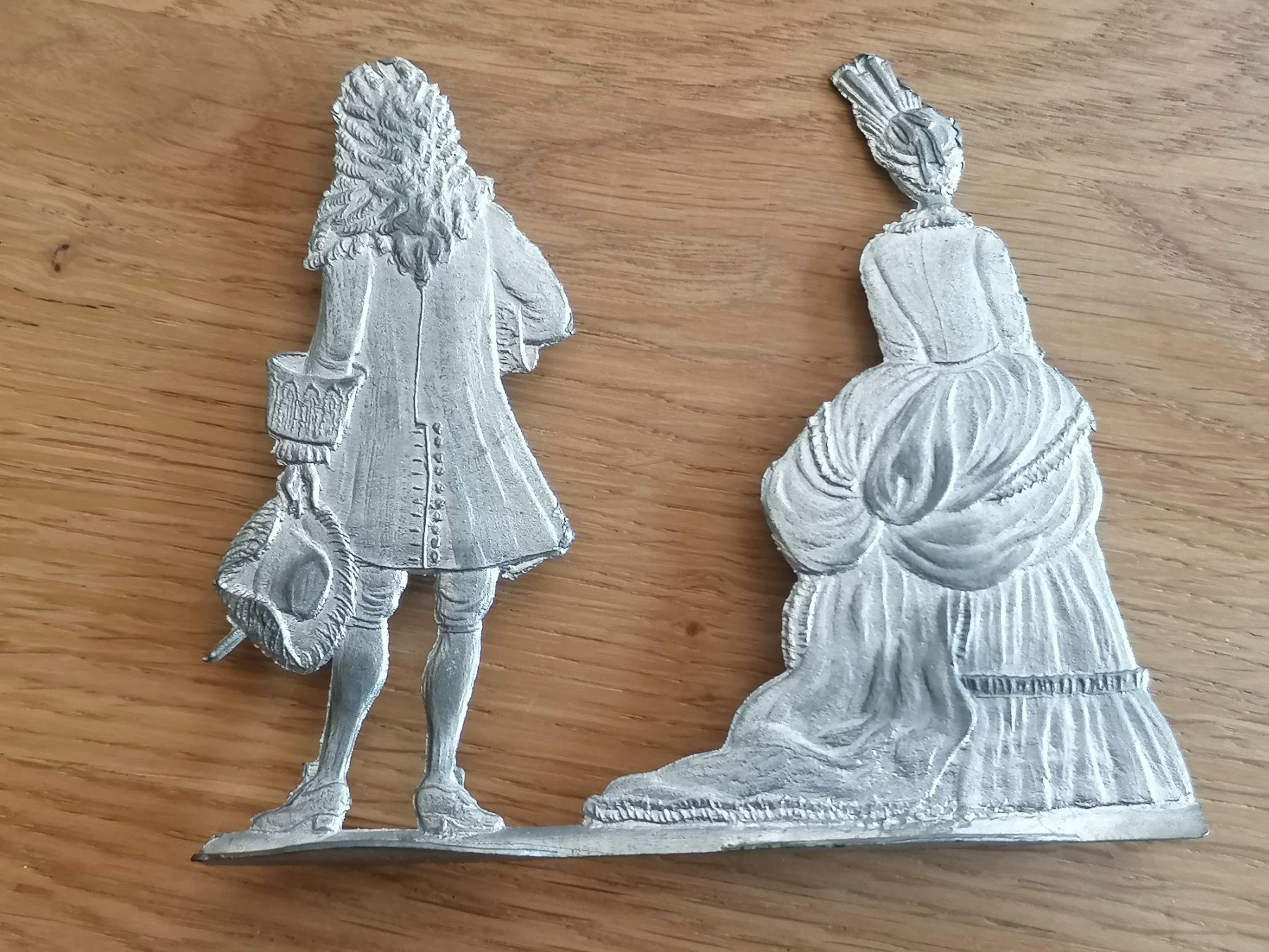 Figuren: Zinnfiguren Paar Barock um 1690 – Neu (gemäss Beschreibung) aus Basel von vintagecollector