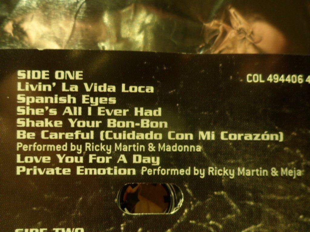 Musicassette: RICKY  MARTIN – Usato da Langnau i. E. venduto da mar_hw58 1