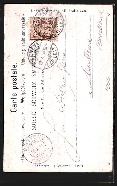 Cartoline postali: Litho Geneve, Monument de Brunswick – Usato da Berlin venduto da bartko-reher 1