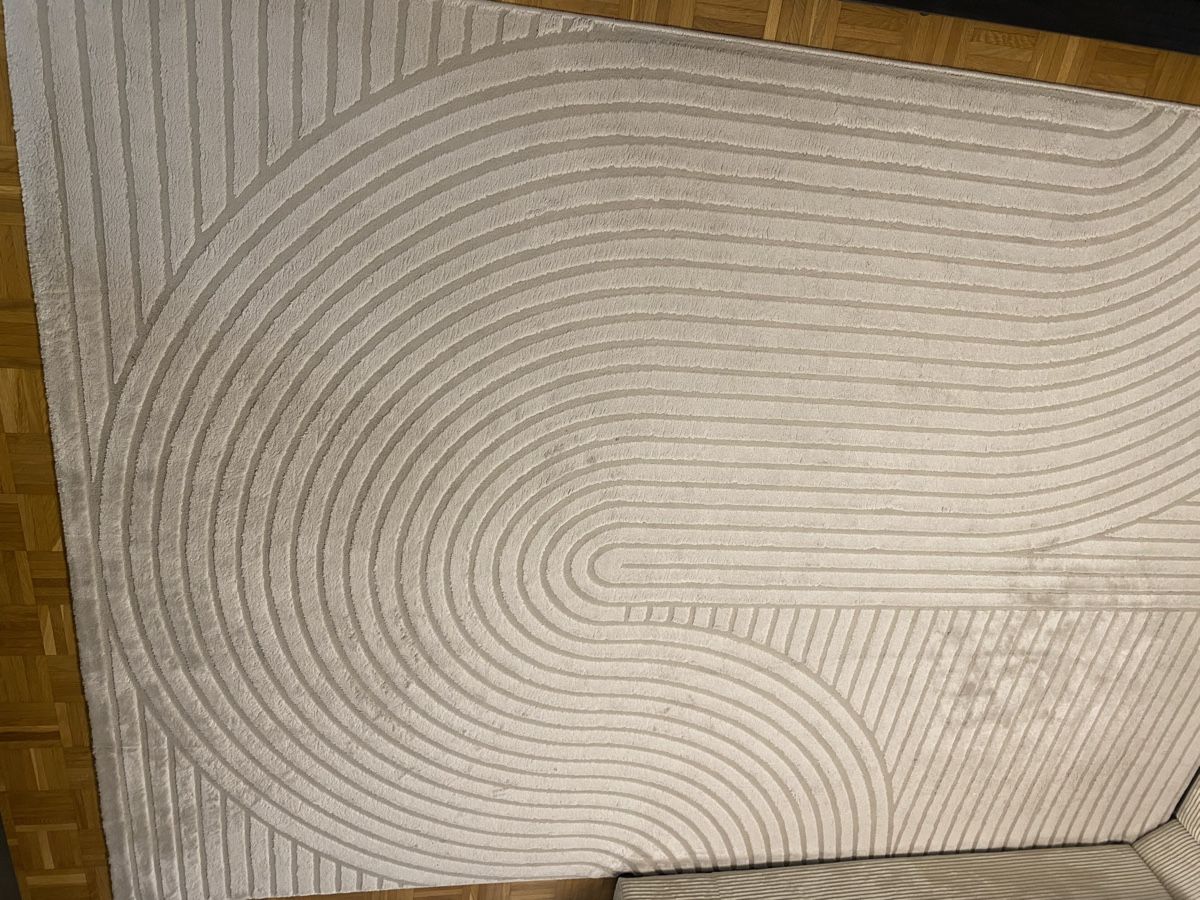 Tappeti: Moderner Design Teppich Beige/Creme mit Linienmuster – Usato da Füllinsdorf venduto da lau_c5vq