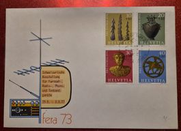 Fera 73 Ersttagsbrief Helvetia 1973