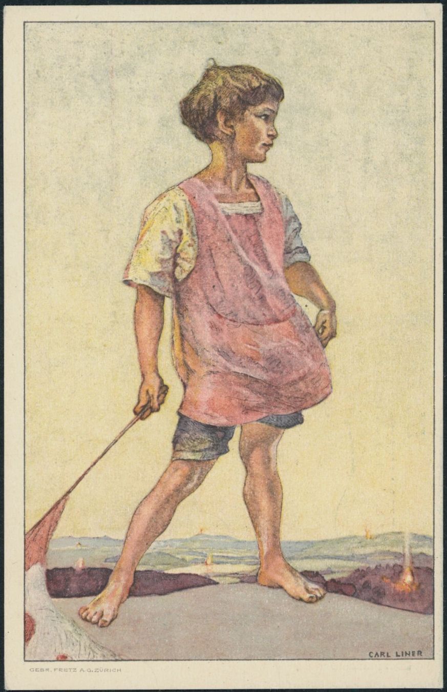 Tutti i francobolli: 1927 - Pro Patria - Bundesfeierkarten • Entwertet – Usato da Schindellegi venduto da leecollect 3