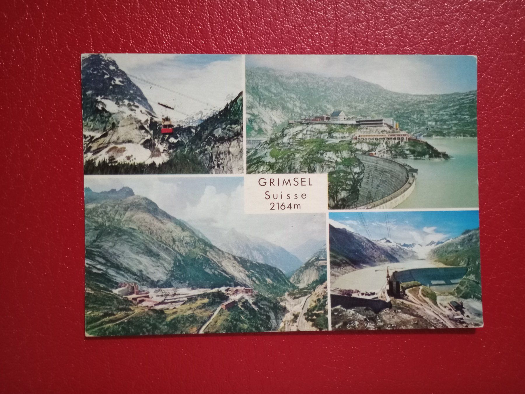 Ansichtskarten: Grimsel Pass mehrbildrig Bern Wallis 1981 – Gebraucht aus Küttigen von Melisch1000