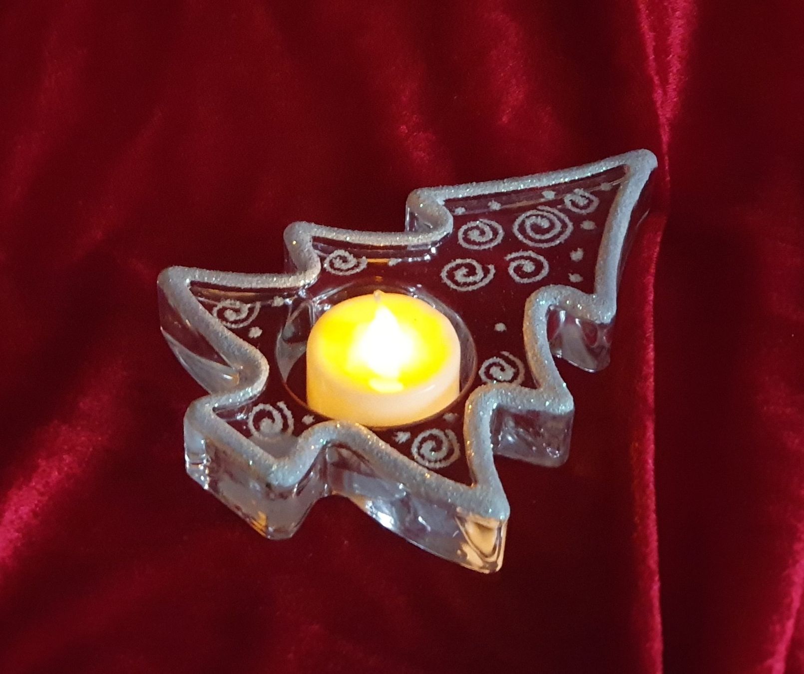 Partylite Portacandele: Partylite Glas Tannenbaum NEU – Nuovo e nell'imballaggio originale da Alchenflüh venduto da Richiefender