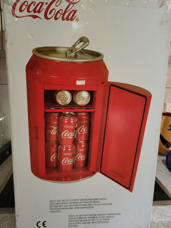 Coca Cola Mini Kühlbox für Strom oder im Auto