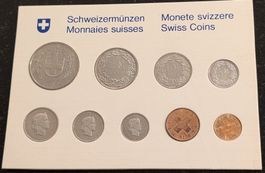 Münzsatz Schweiz 1977 stgl.