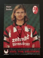Alain Sutter Autogrammkarte, signiert - Rarität! Top Zustand