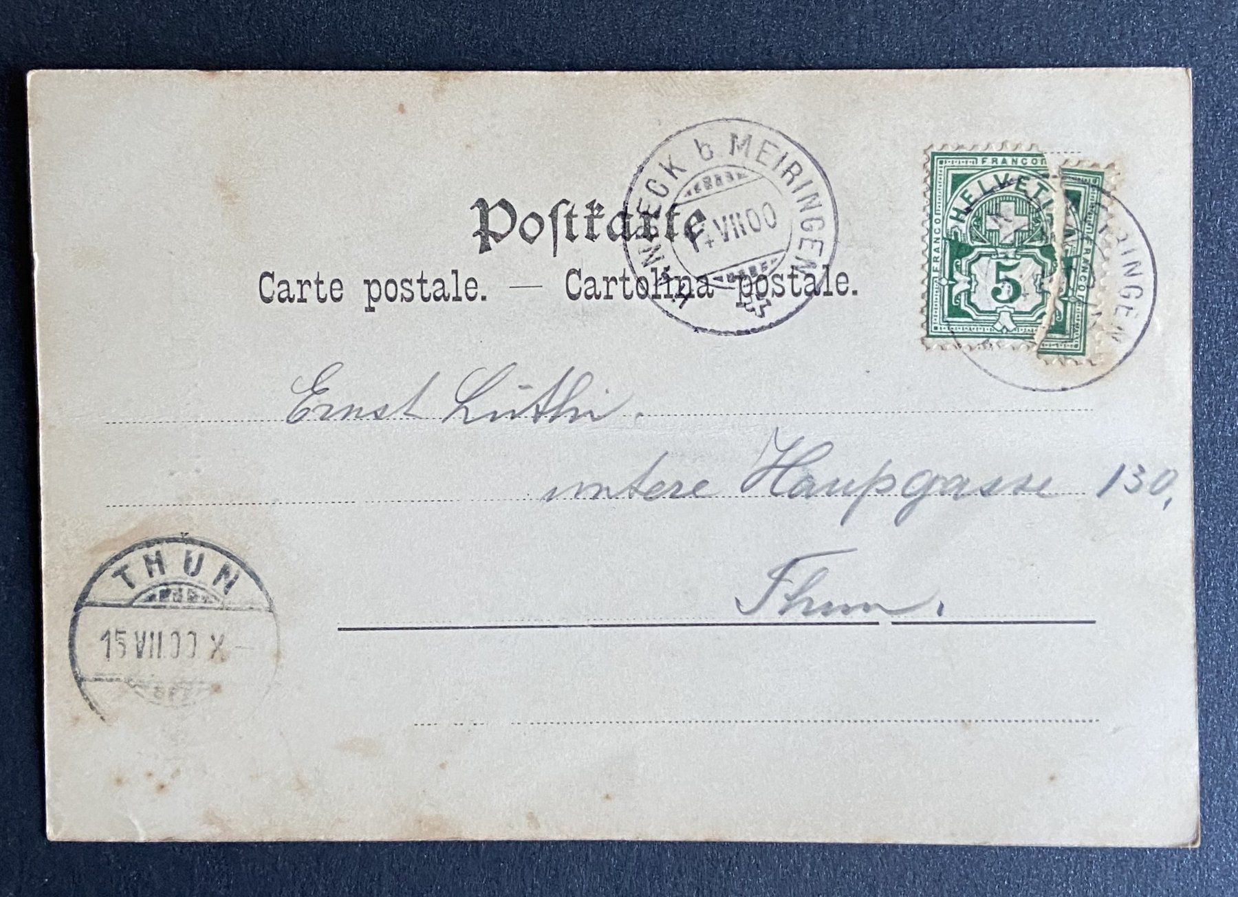 Cartes postales: 2 AK Handeckfall bei Guttannen – D'occasion à Böckten par Hansi36 1