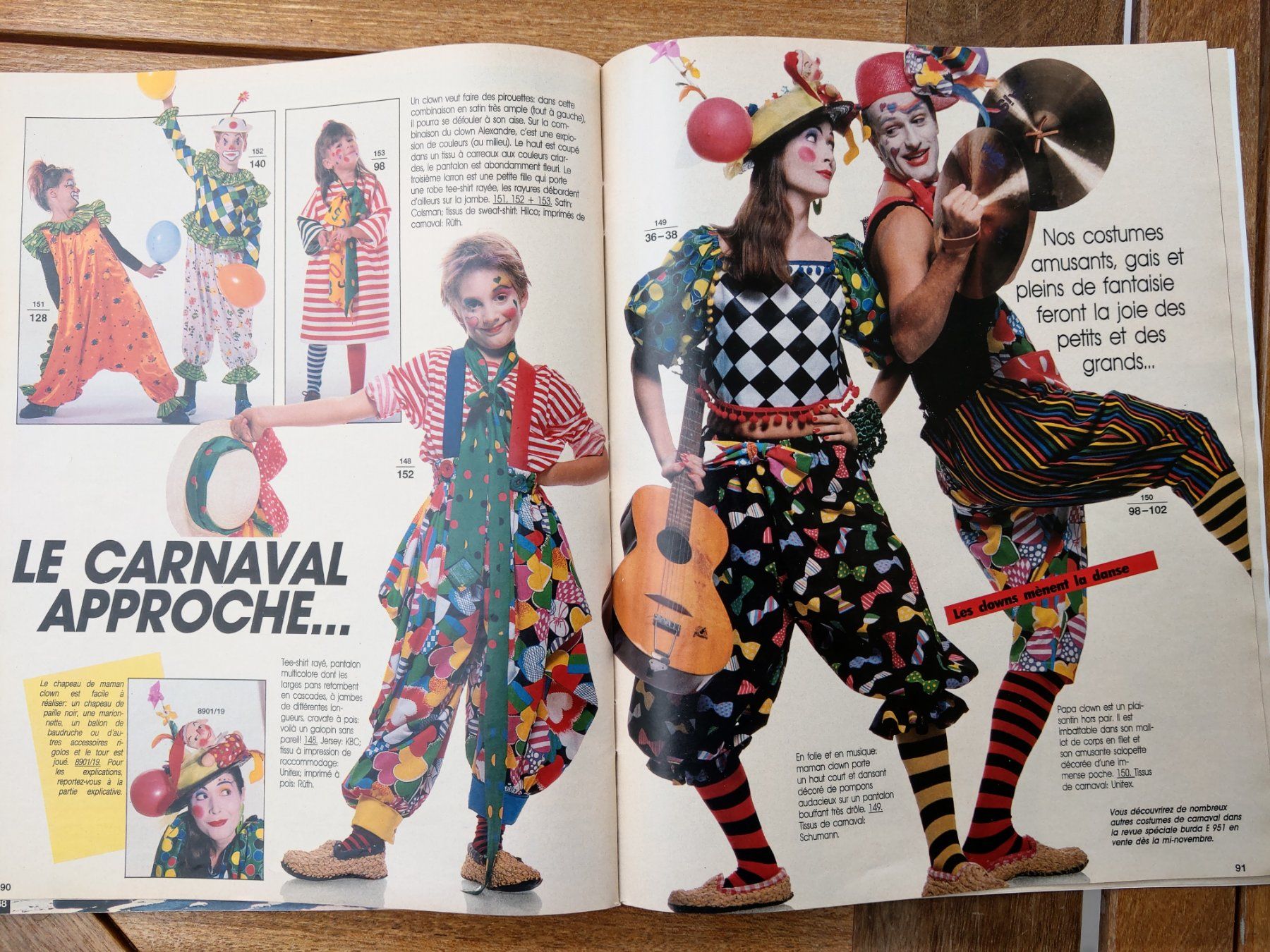 Schnittmuster: Burda 1/89 specia carnaval etc. (38) – Gebraucht aus Lausanne von tal_01 2