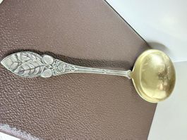 Louche à crème Art Nouveau - A. Krupp Berndorf - Argenté & V