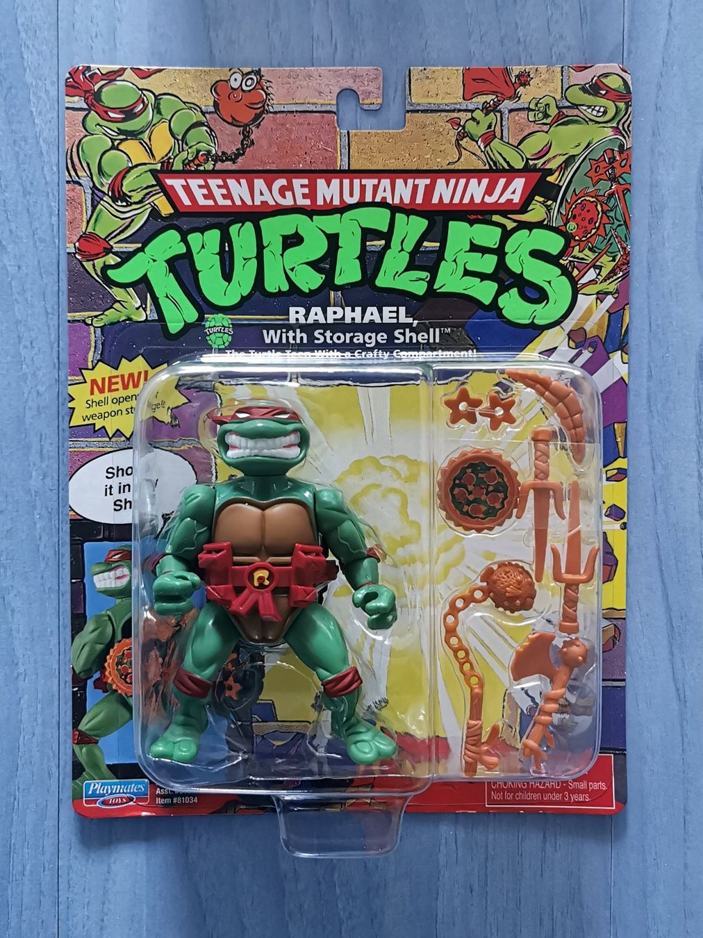 Statuette: Turtles Action Figuren m. Panzerfach TMNT Set Playmates Toys – Nuovo e nell'imballaggio originale da Rorschach venduto da Actionvintage789 1