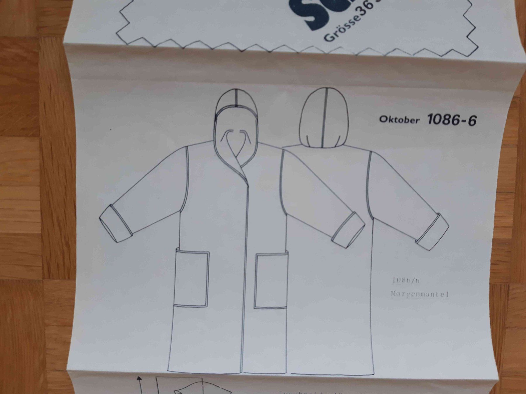Cartamodelli: Schnittmuster für Bademantel – Usato da Windisch venduto da Re_