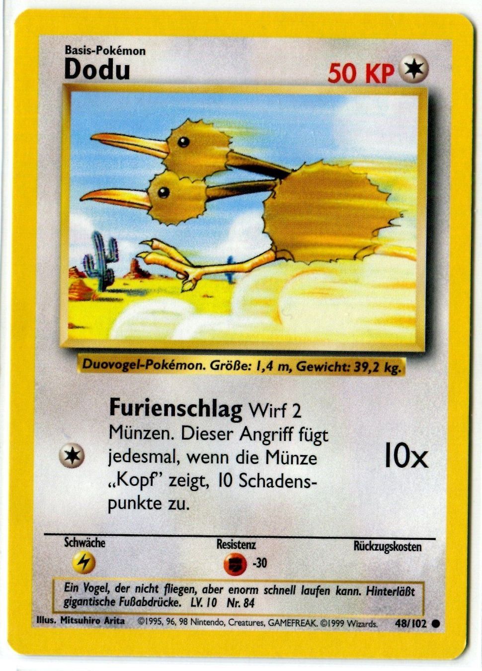 Pokémon Carte collezionabili: Dodu Basis Set 48/102 Deutsch – Nuovo (secondo la descrizione) da Dornach venduto da Deco89