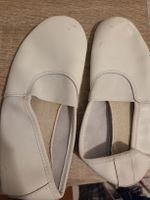 Leder Kinder Tanzschuhe, Gr. 37, weiss. Neuwertig.