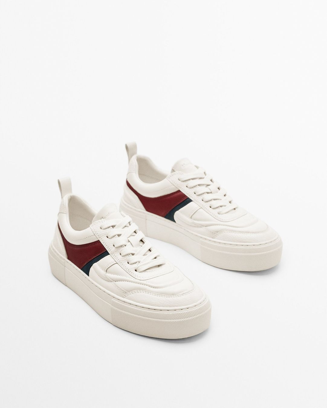 Massimo Dutti Scarpe da donna: Massimo Dutti weisse Plateau Sneakers Gr. 39 – Usato da Erlinsbach SO venduto da ULIKH
