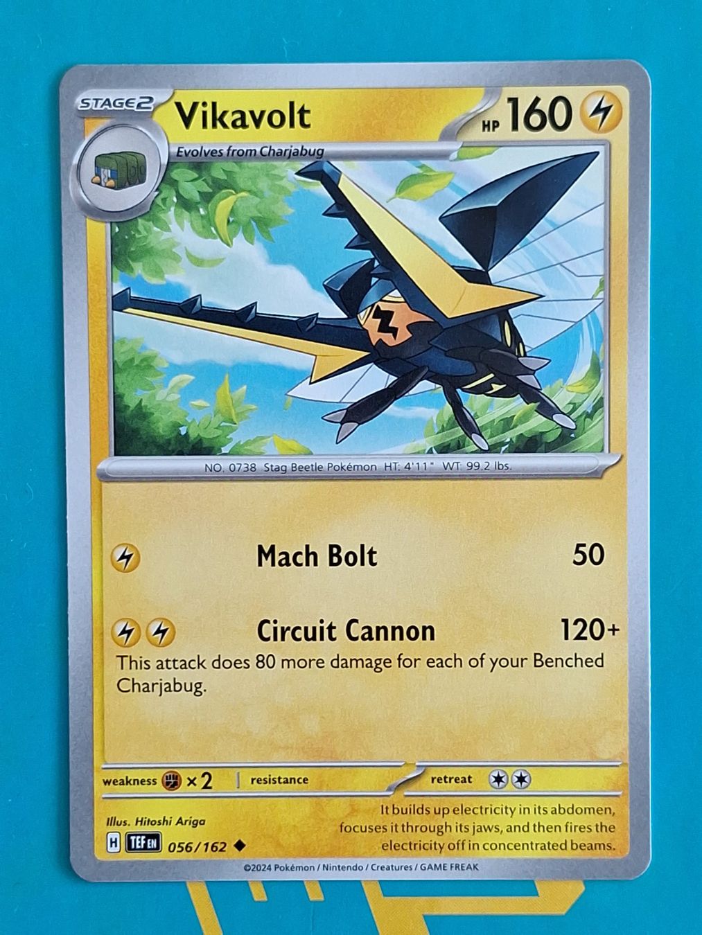 Pokémon Carte collezionabili: Vikavolt - Temporal Forces Pokemon - #7.1 – Usato da Altstätten SG venduto da GGsGameshop