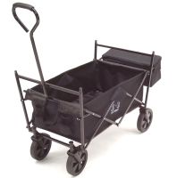 56600 - Bollerwagen - Schwarz Strandwagen Kinderwagen