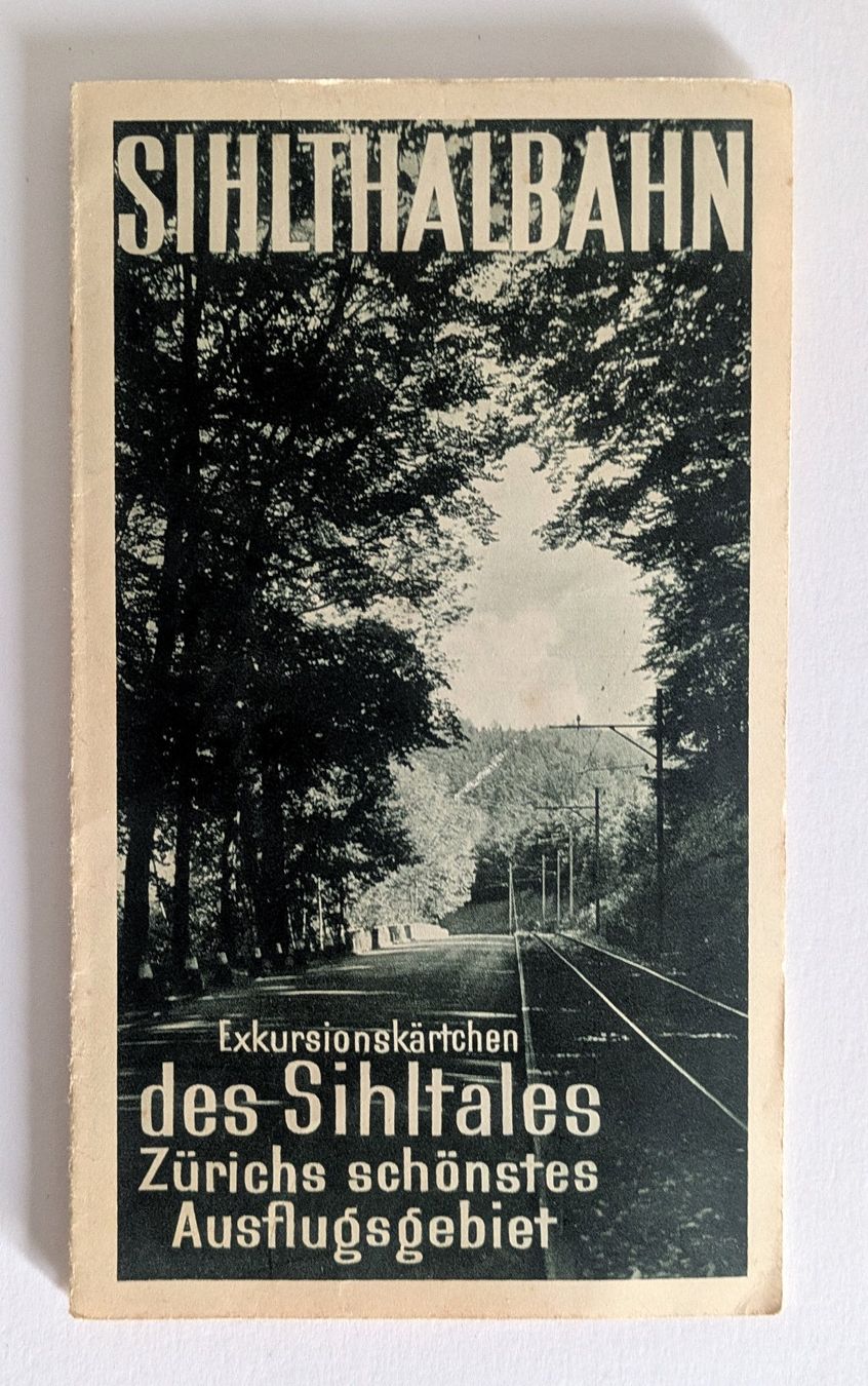 Documenti: PROSPEKT "SIHLTHALBAHN" ca. 1935 BROCHURE – Usato da St. Gallen venduto da modernetc
