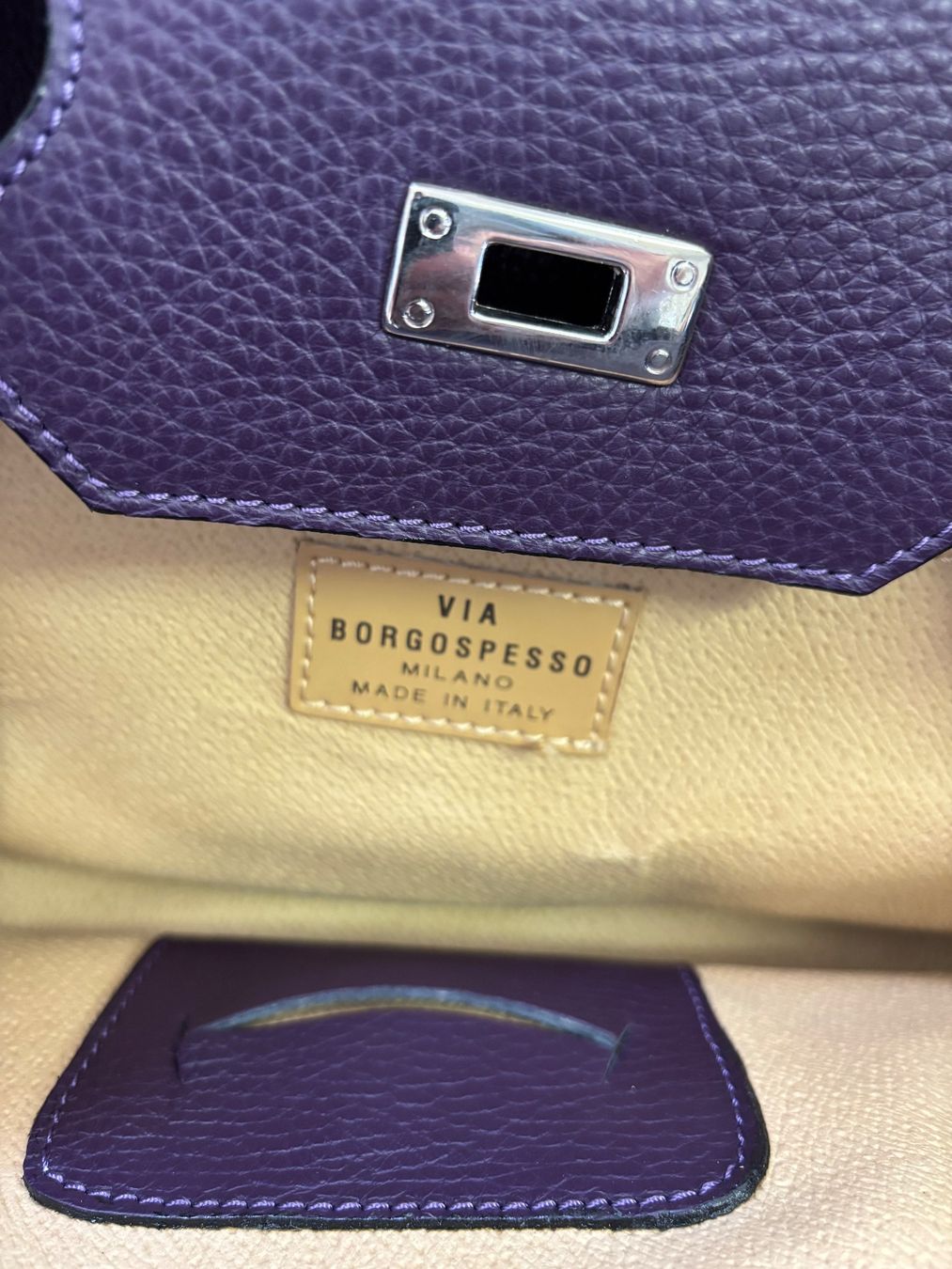 Taschen für Damen: Via Borgospesso Leder Tasche – Gebraucht aus Sonterswil von VD-Service 2