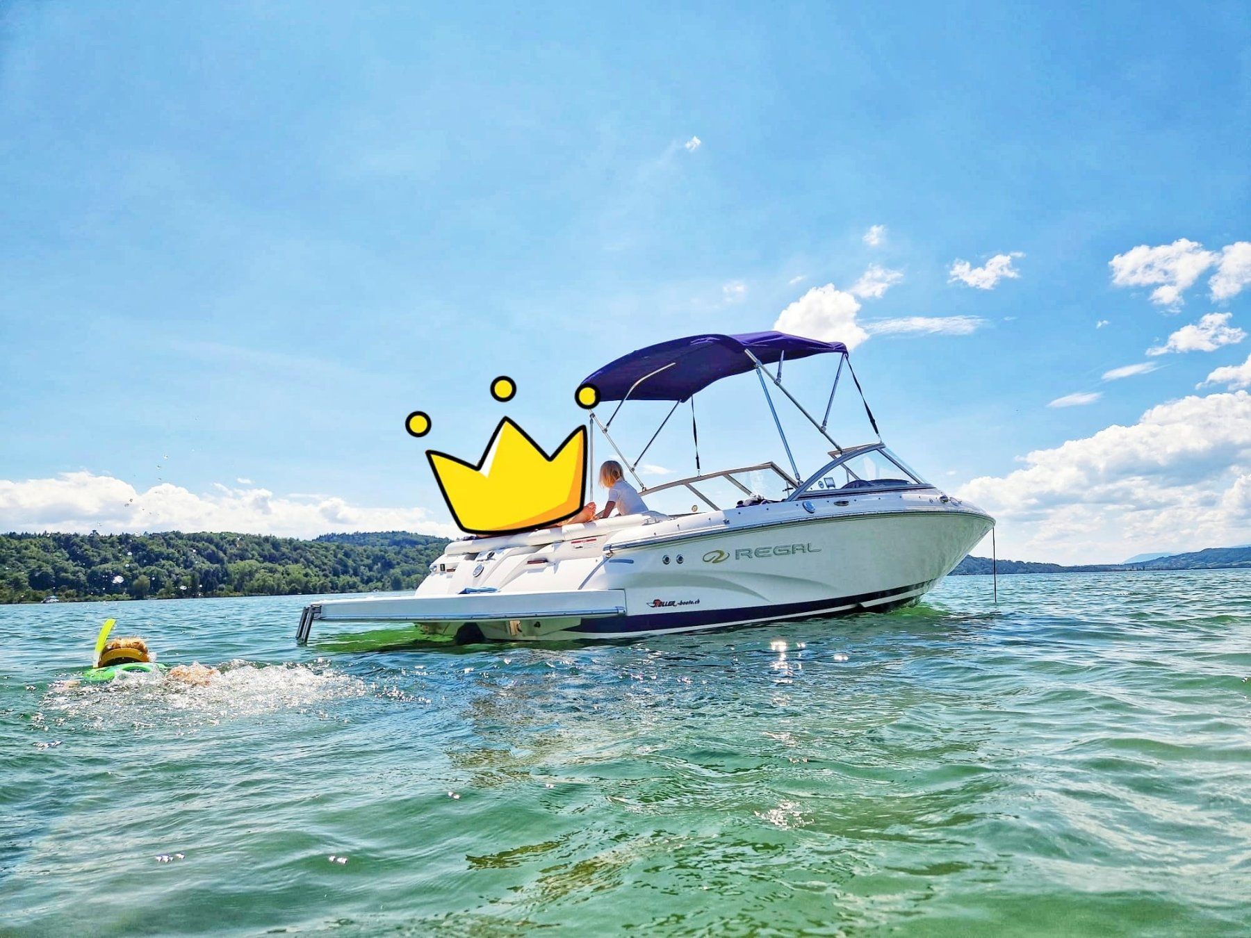 Barche: Motorboot REGAL 1900 - Openbow Sportboot mit Abdeckplane – Usato da Worben venduto da RickSmitth