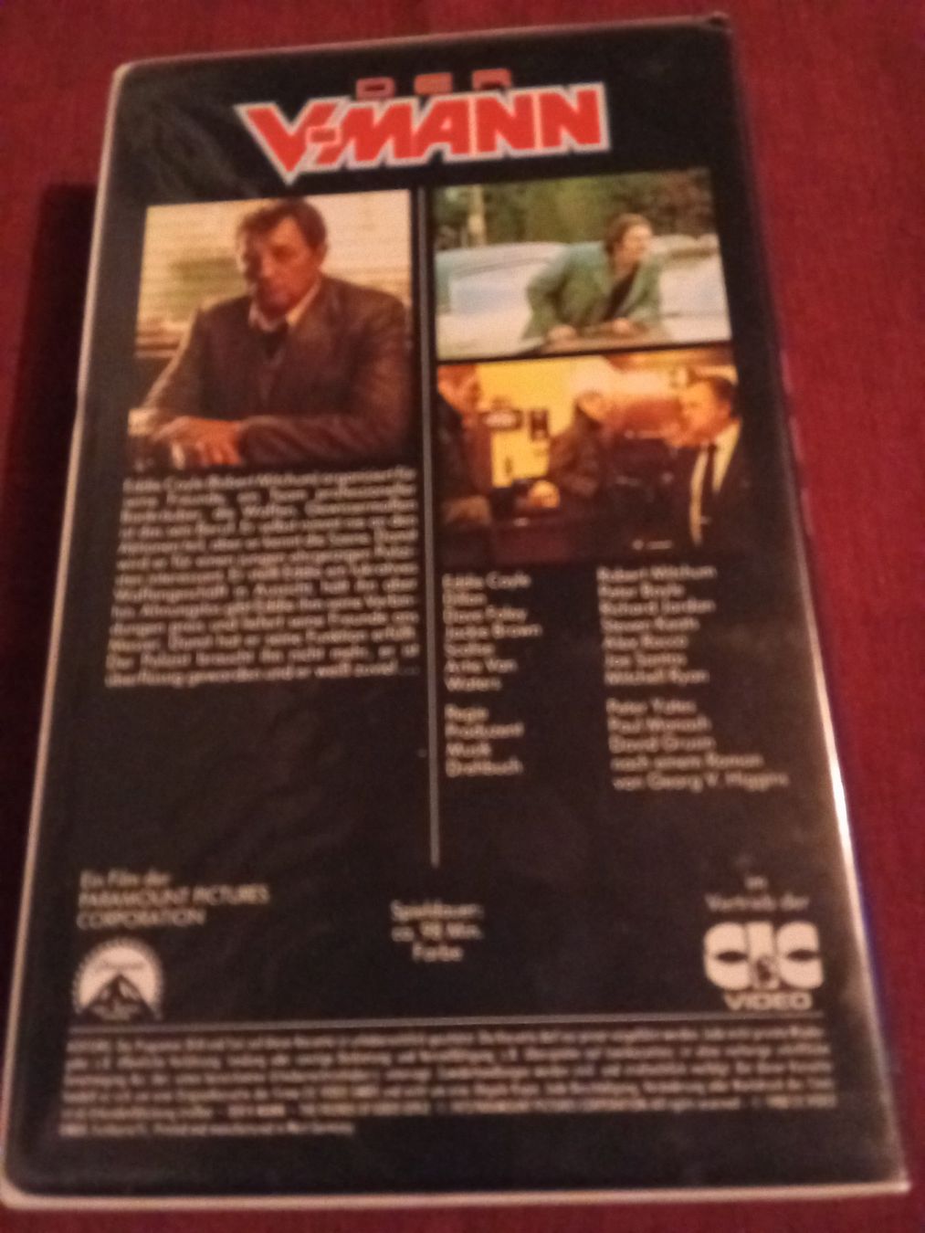 Alle VHS: Der V-Mann (USA 1973) mit Robert Mitchum CIC Video VHS 2187 – Gebraucht aus Remetschwil von Hofiii 1