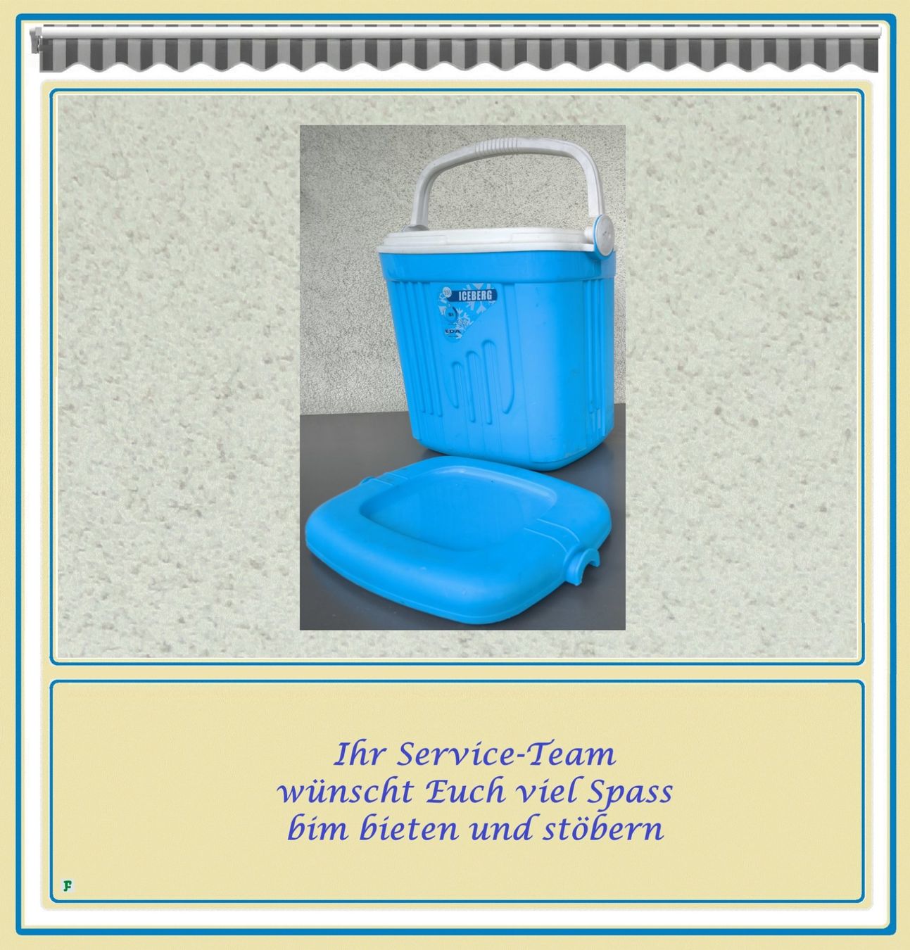 Kühlschränke & Kühlen: EDA ICEBERG 20L Kühlbox in blau/weiss – Gebraucht aus Münchwilen TG von FLOHMIFLITZER 2