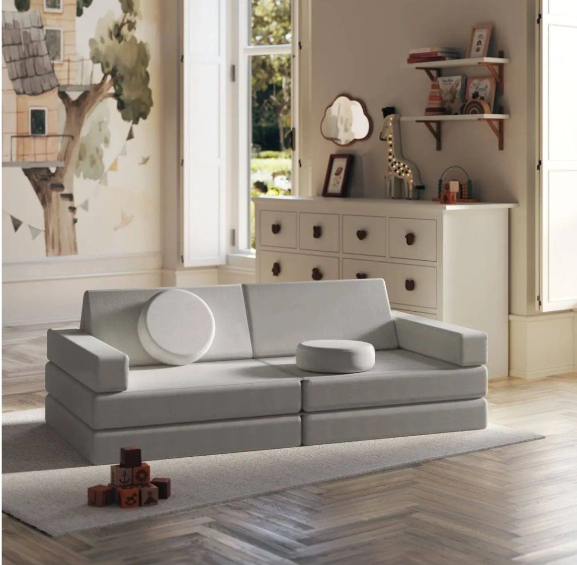 Divani: Spielsofa Lilly grau 160 cm – Nuovo (secondo la descrizione) da Steinhausen venduto da Retourenprofis
