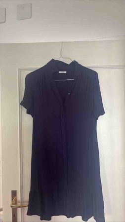 Leichtes Kleid dunkelblau kurzarm guter Zustand