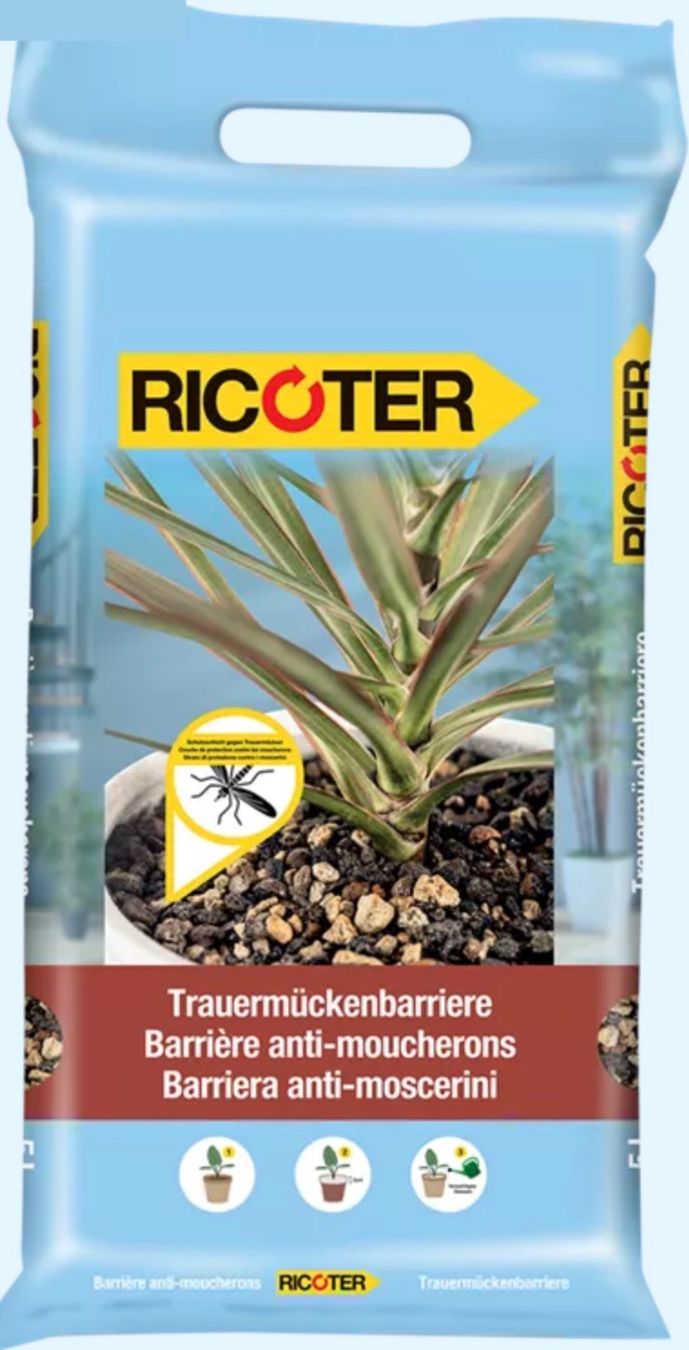 Piante & sementi: Ricoter Trauermückenbarriere – Nuovo e nell'imballaggio originale da Allschwil venduto da Irlandelfe85