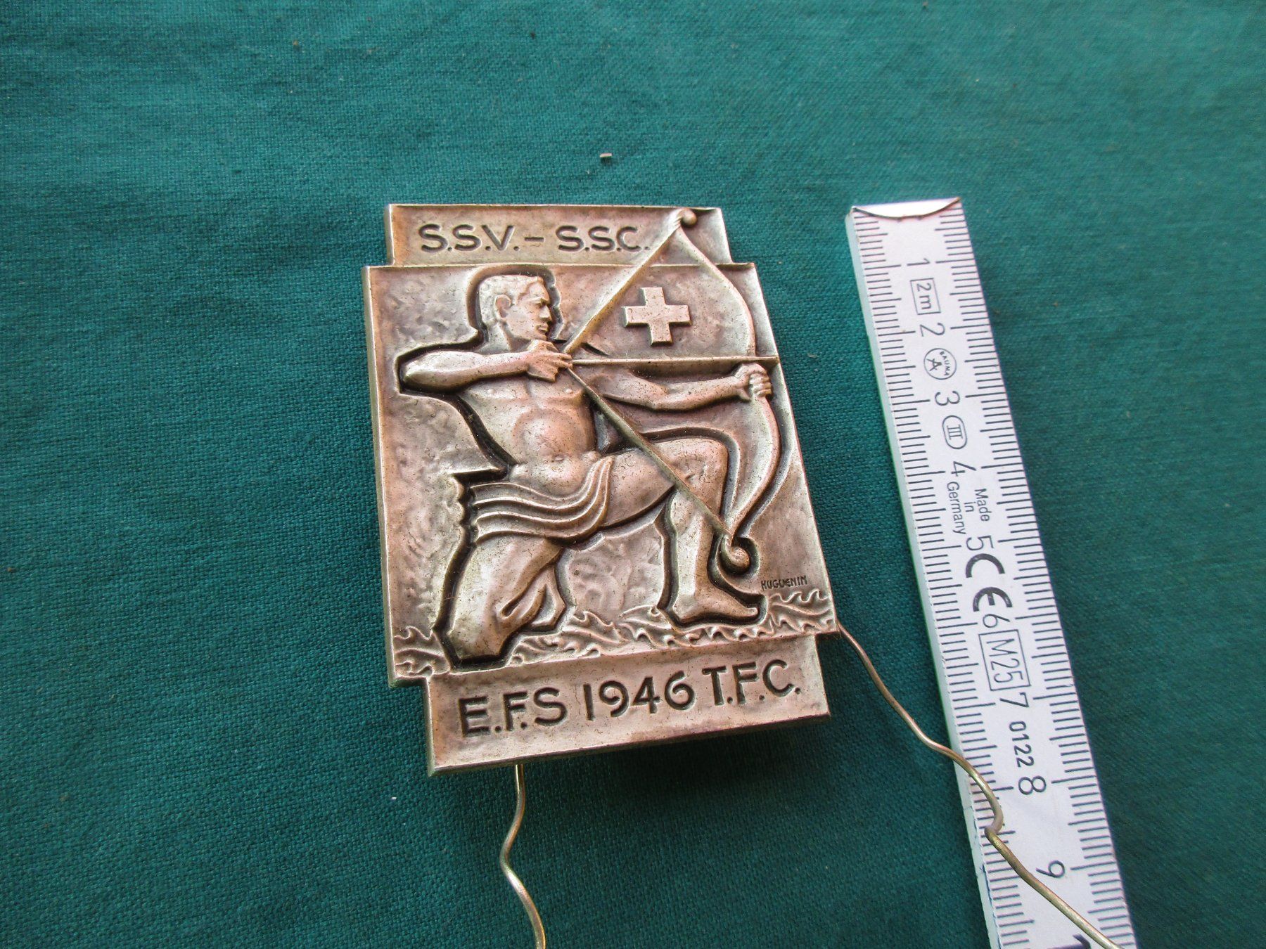 Schweizer Armee Armi bianche: Plakette 1946 – Usato da Bowil venduto da vifi01 1