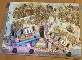 Puzzle 1000 Teile ,,Frühling in der Stadt“