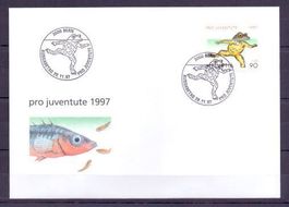 CH FDC Pro Juventute Einzel 1997