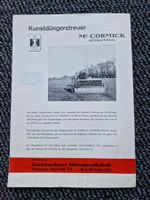Original Prospekt Mc Cormick Kunstdüngerstreuer