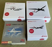 Swiss Flugzeugmodelle Set (vier)