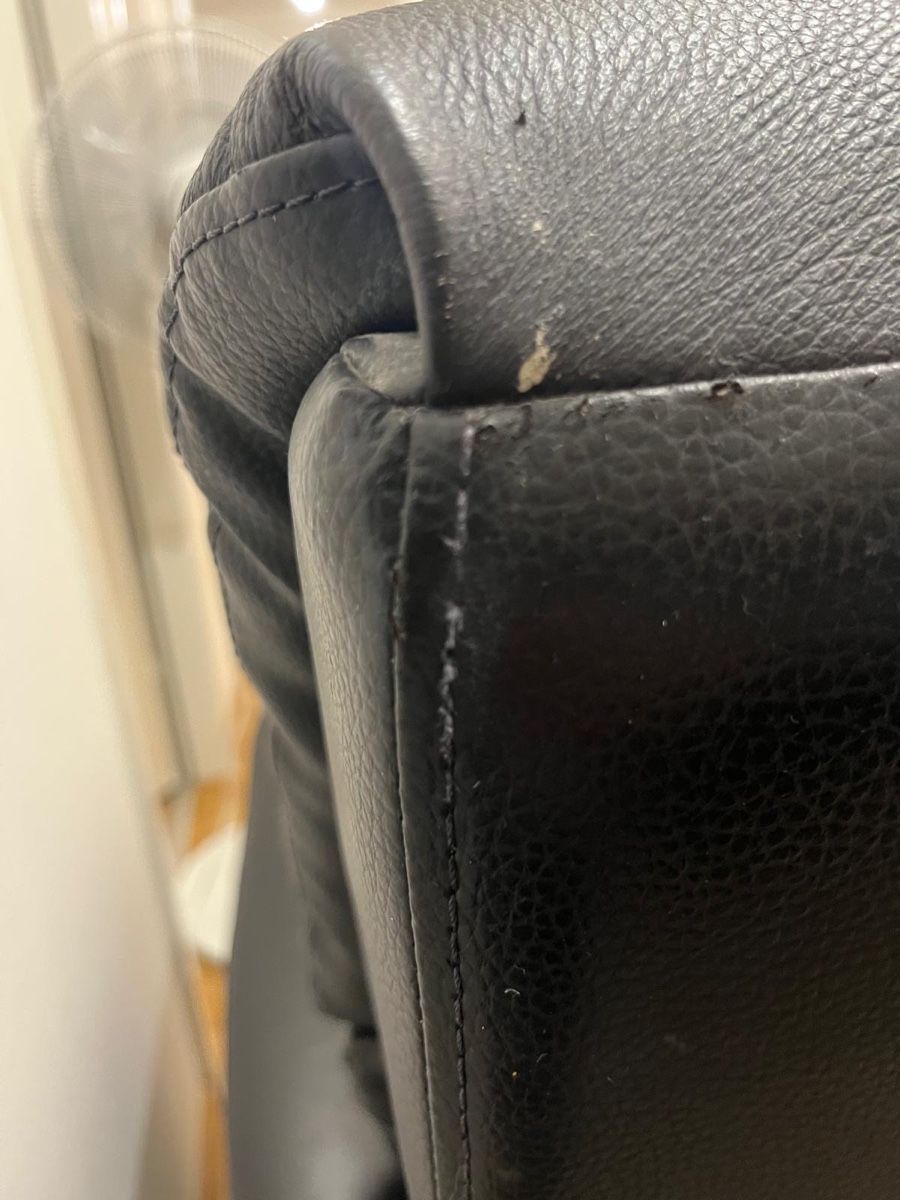 Poltrone: Sessel aus Kunstleder schwarz in gutem Zustand – Usato da Kriens venduto da boxer79 8